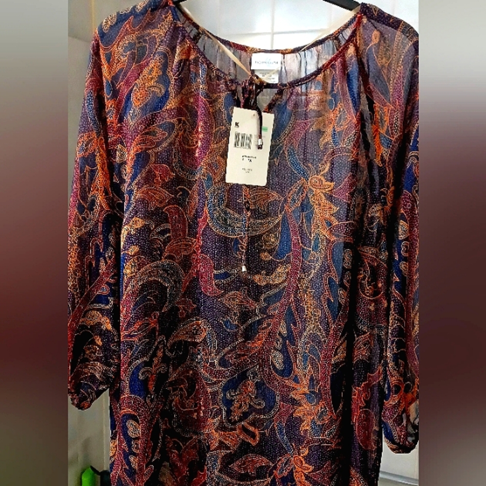Women's Multicolor Tunic Top